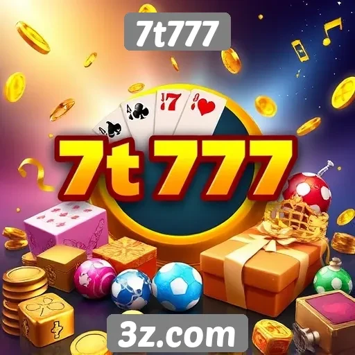 Variedade de jogos disponíveis no 7t777